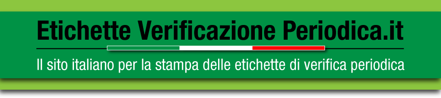 Etichette di verificazione periodica